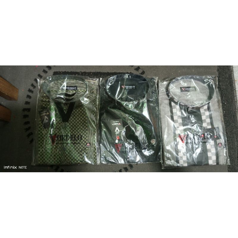 Kemeja Koko Sanghai Dewasa VORDELO Lengan Pendek SIZE 17