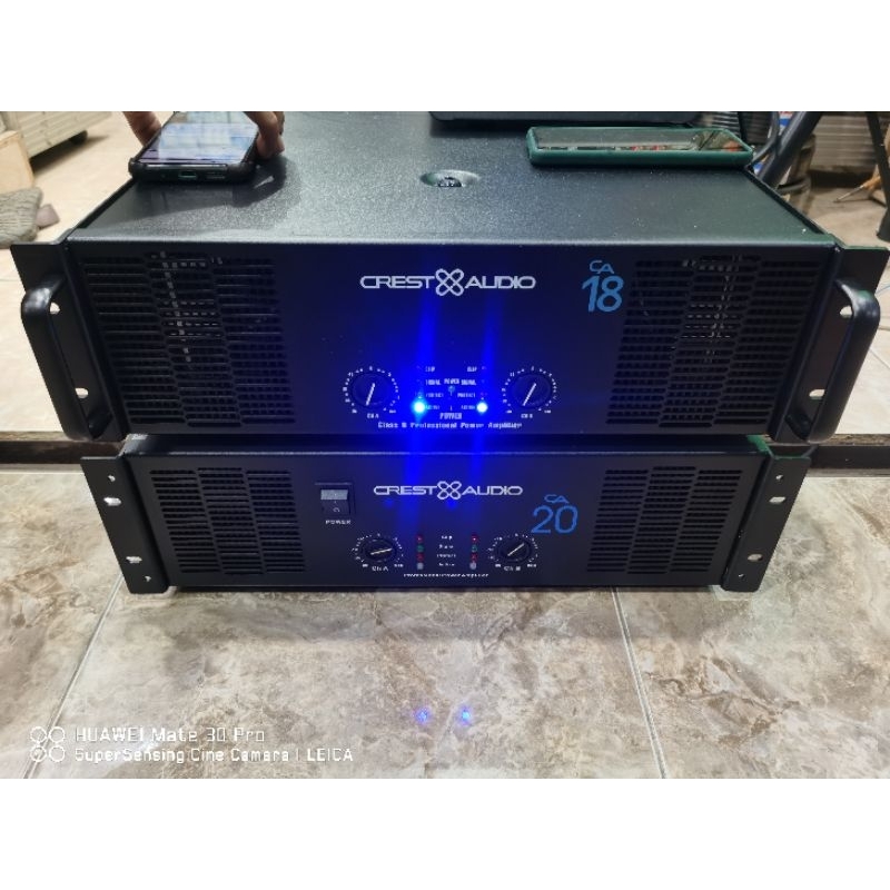 power ca18 dan crestt audio CA 30 stereo body panjang original