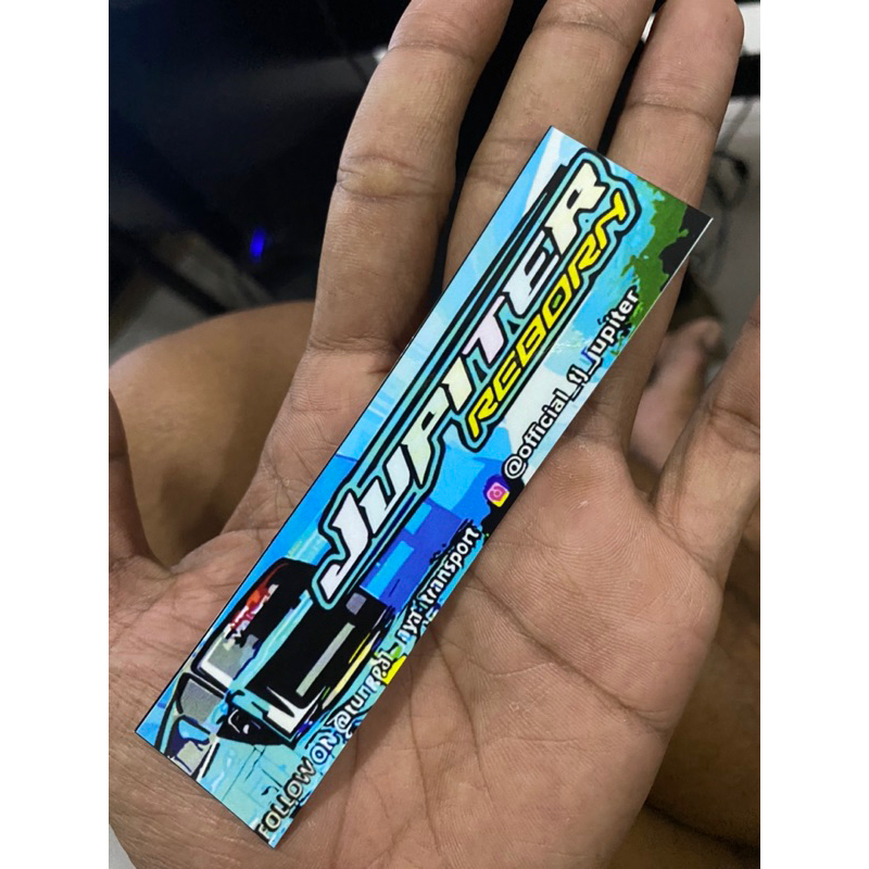 stiker bus jupiter tunggal jaya