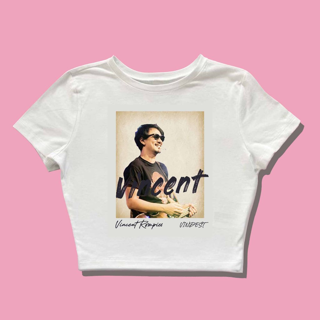 Baby Tee Vincent Rompies Style Crop Top Tee