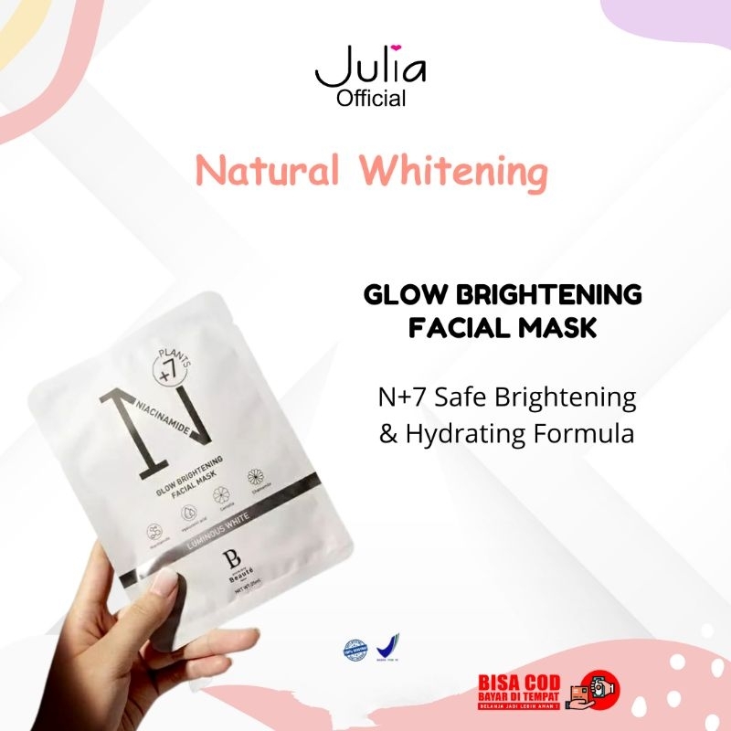 Premiere Beaute Whitening Essense Mask 25ml Masker Wajah Premium BPOM