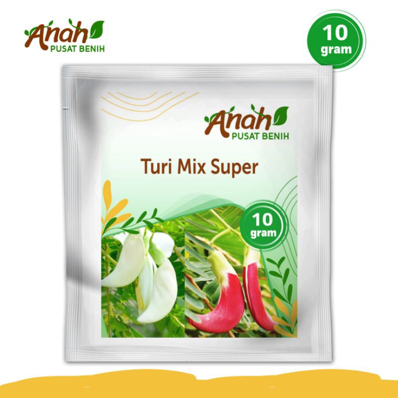 Benih Turi mix 10 gram / bibit turi merah putih