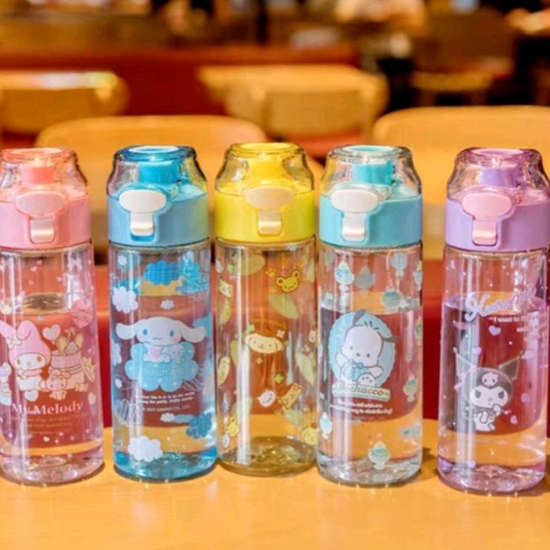 Botol Minum Sanrio ORI / Botol Cinnamoroll / Botol Minum Pompurin / Botol Minum Melody Pochacco