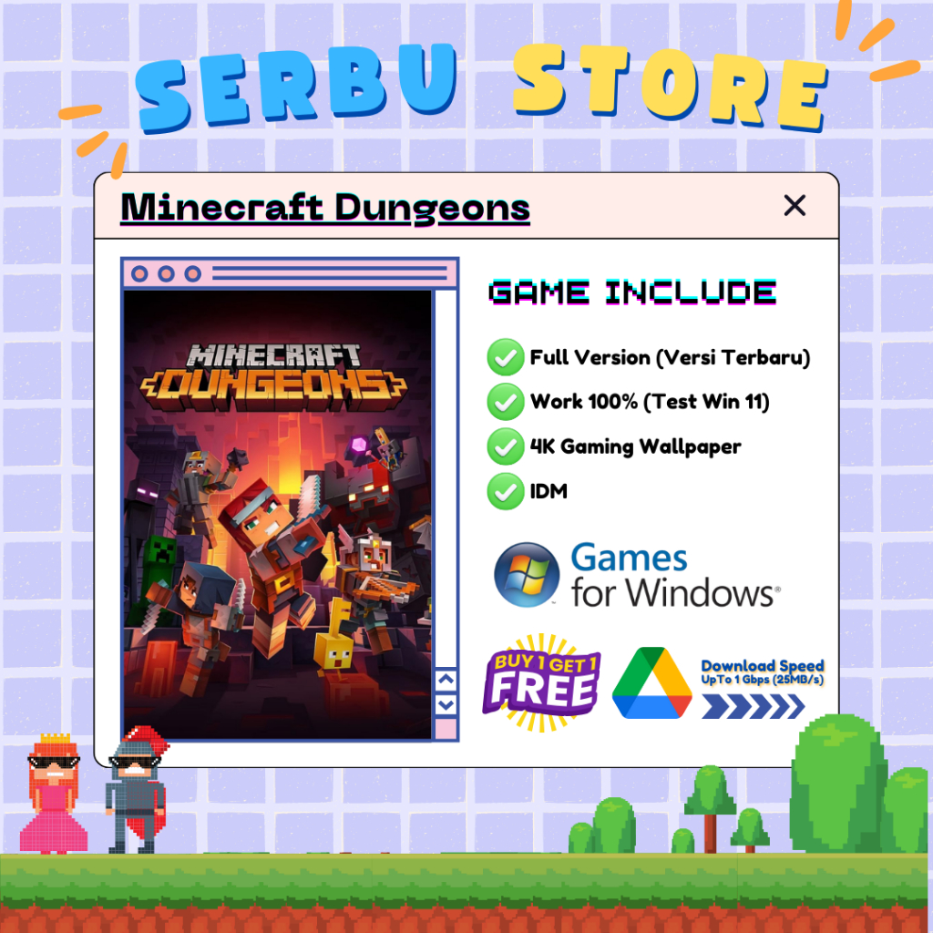 Minecraft Dungeon - Game PC Premium