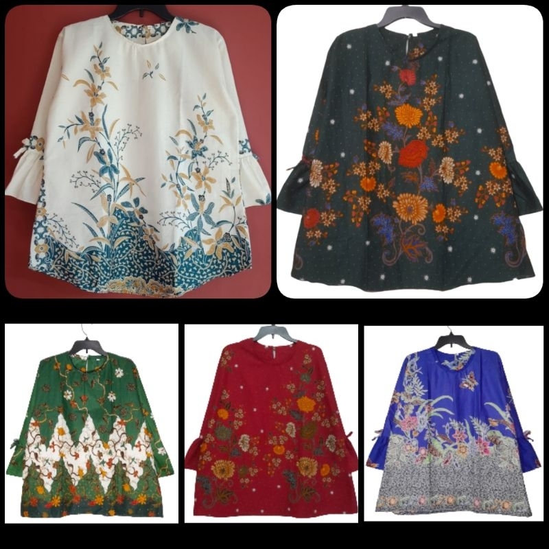 Blus Batik Cempaka Putih