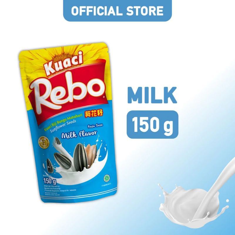 

Kuaci Rebo Milk 150 gram