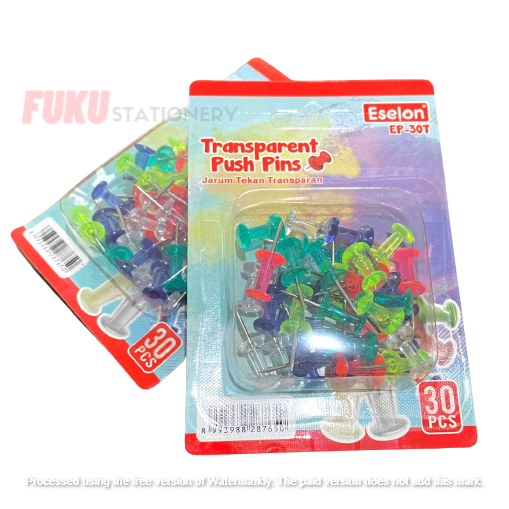 

Push Pins / Paku Tekan - Warna Transparant - EP-30T