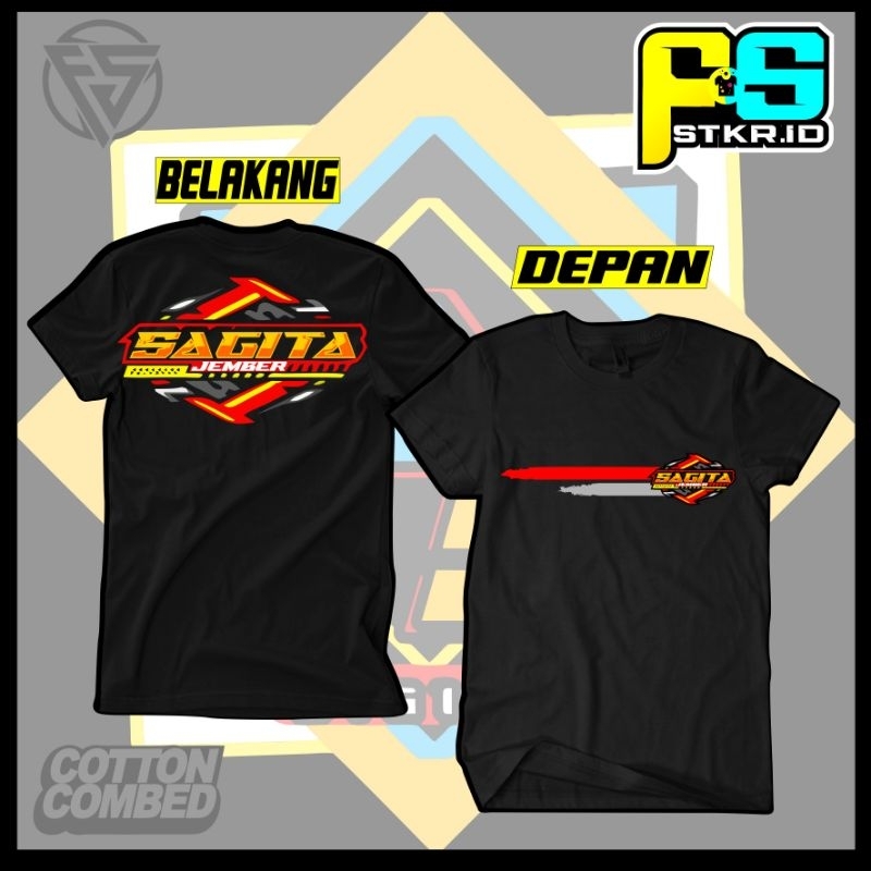 Kaos T-shirt SAGITA JEMBER Audio Jawa timur horeg viral lengan pendek katun