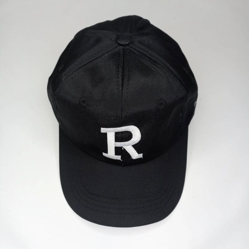 Topi Baseball Unisex Bordir Huruf R