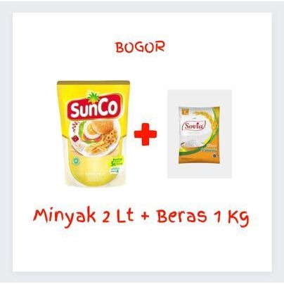 

MINYAK SUNCO 2 LITER PAKET SEMBAKO BERAS TEPUNG