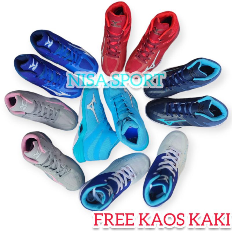 Sepatu Voli Wanita / Sepatu Volly Cewek / Sepatu Volly Wave Momentum 2 Wanita / Sepatu Momentum 2 / 