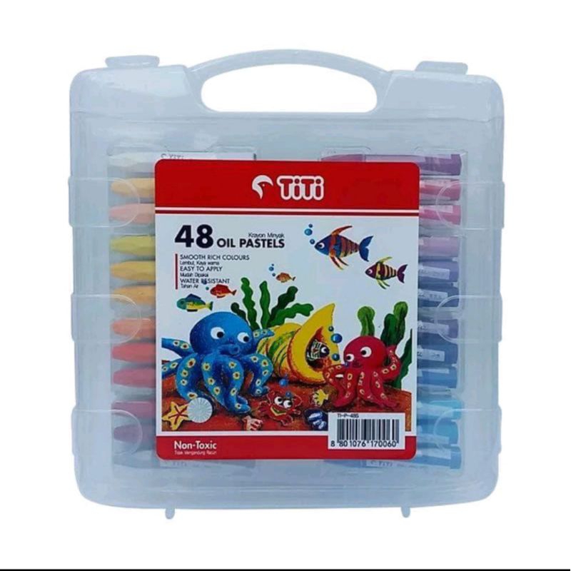 

Crayon/Oil pastel TiTi 48 warna ( 1set )