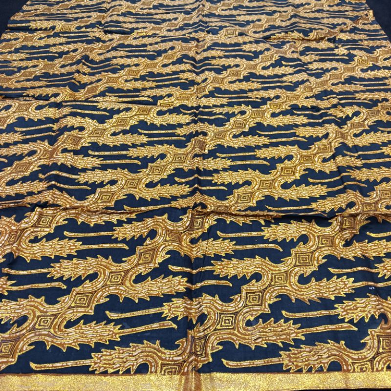 Kain jarik samping batik bawahan kebaya tulis prada