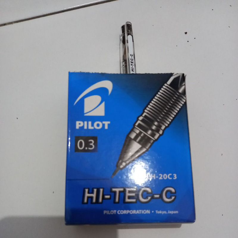 

pulpen hitec c 0.3 pilot ( 1 biji ) husus hitam ,biru tua