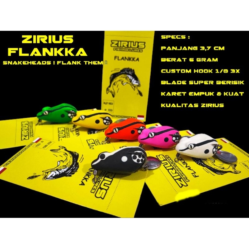 UMPAN SOFT FROG ZIRIUS FLANKKA