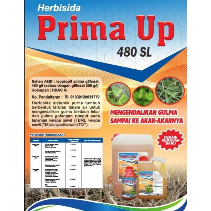 Prima Up 480SL 500ml - Herbisida Racun Rumput Pest Control