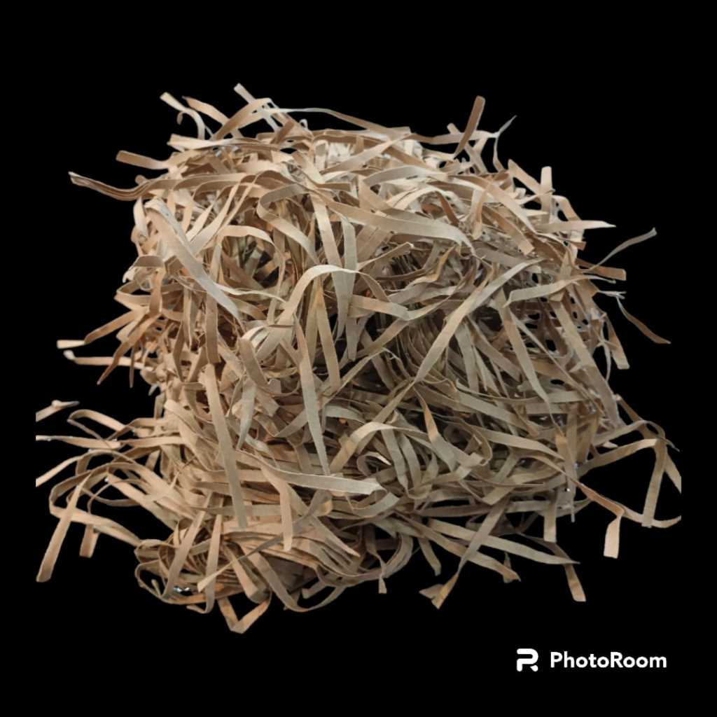 

Kertas Serut 500 Gr Cacah / Shredded Paper Suwir Packing Warna Coklat/kerta cah cah/pembungkus kado/kertas hancuran murah