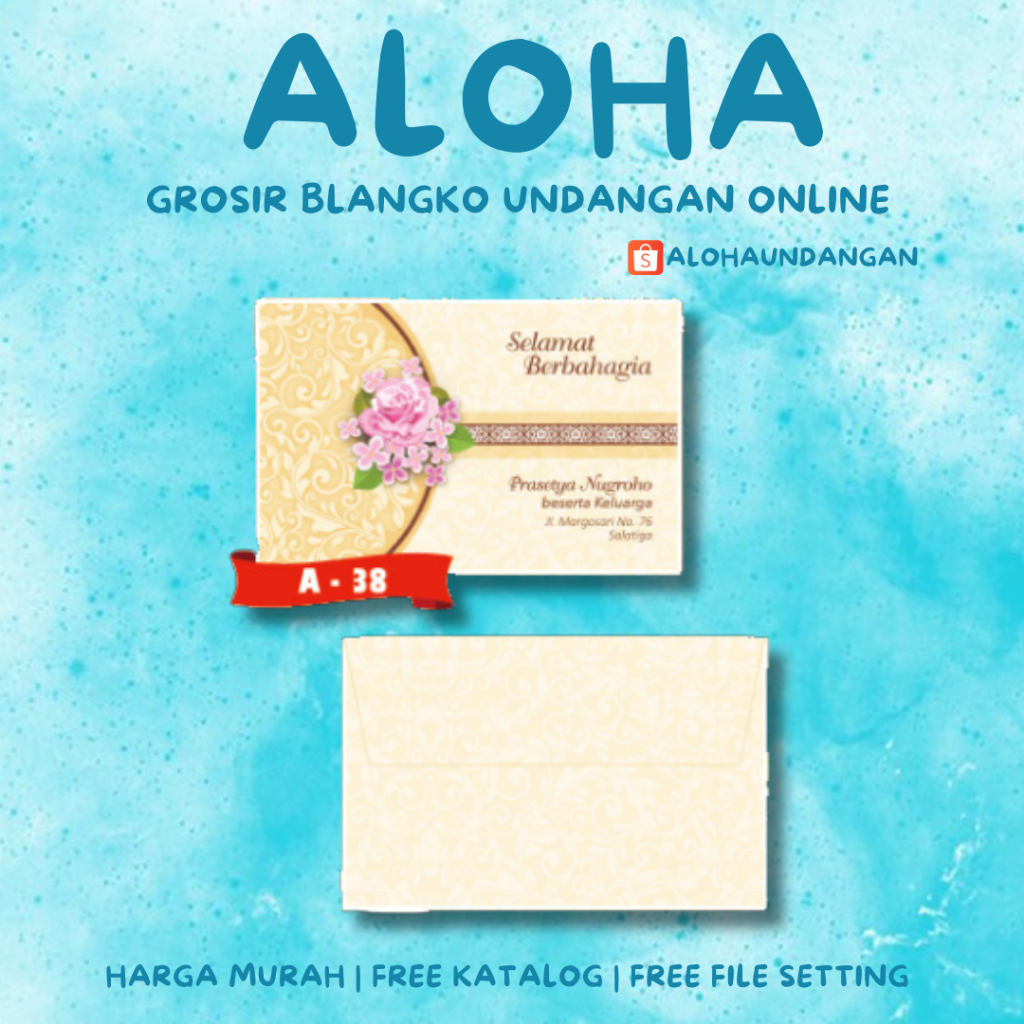 

AMPLOP KONDANGAN NIKAH FALAH A 38 50 PCS UKURAN KECIL | Aloha Undangan