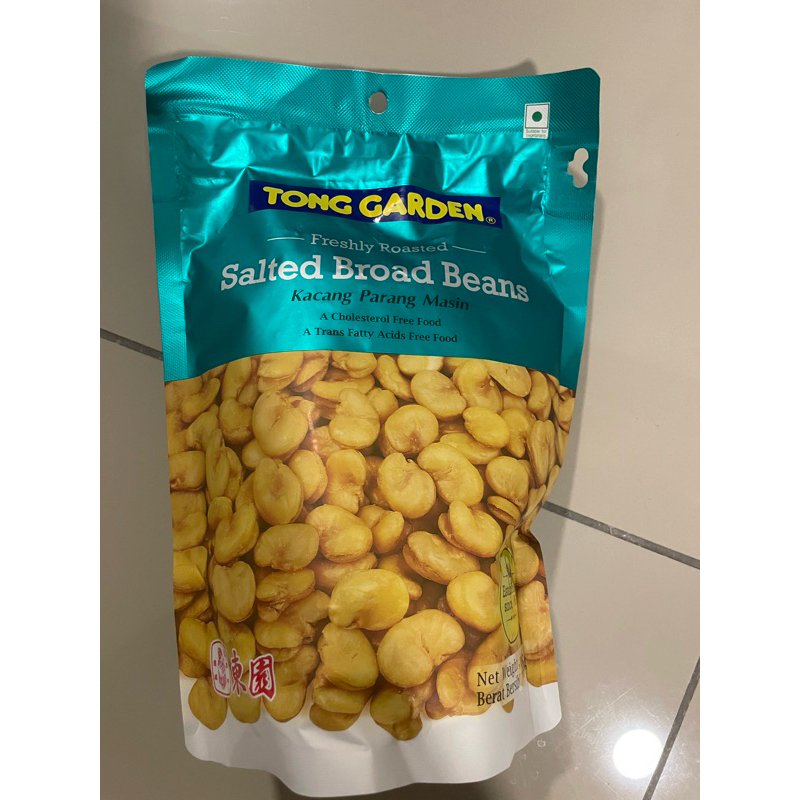

tong garden freshly roasted salted broad beans