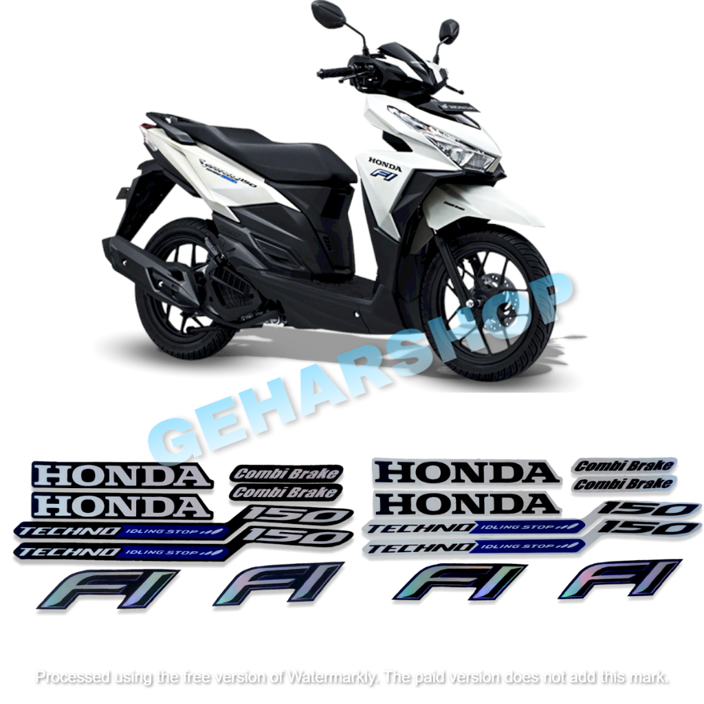STIKER STRIPING MOTOR VARIO 150 2016 ISS STRIPING VARIO 150 LED Standar FULL SET