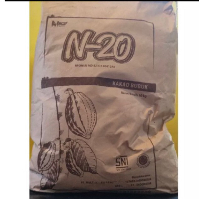 

cokelat bubuk N20 kemasan repack 250gram