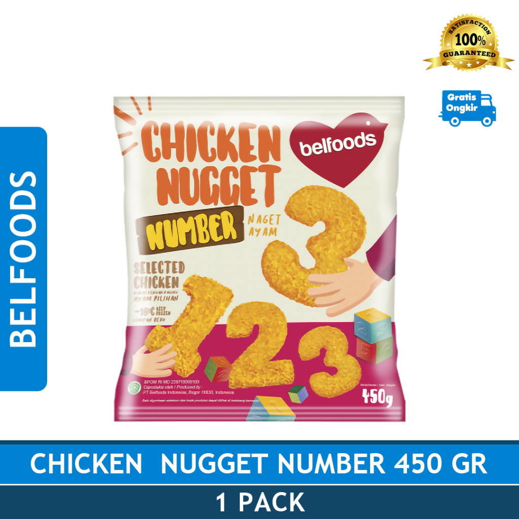 

Belfoods Chicken Nugget Number 450 gr