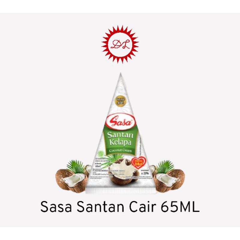 

Sasa Santan Cair 65 ml / 200ml