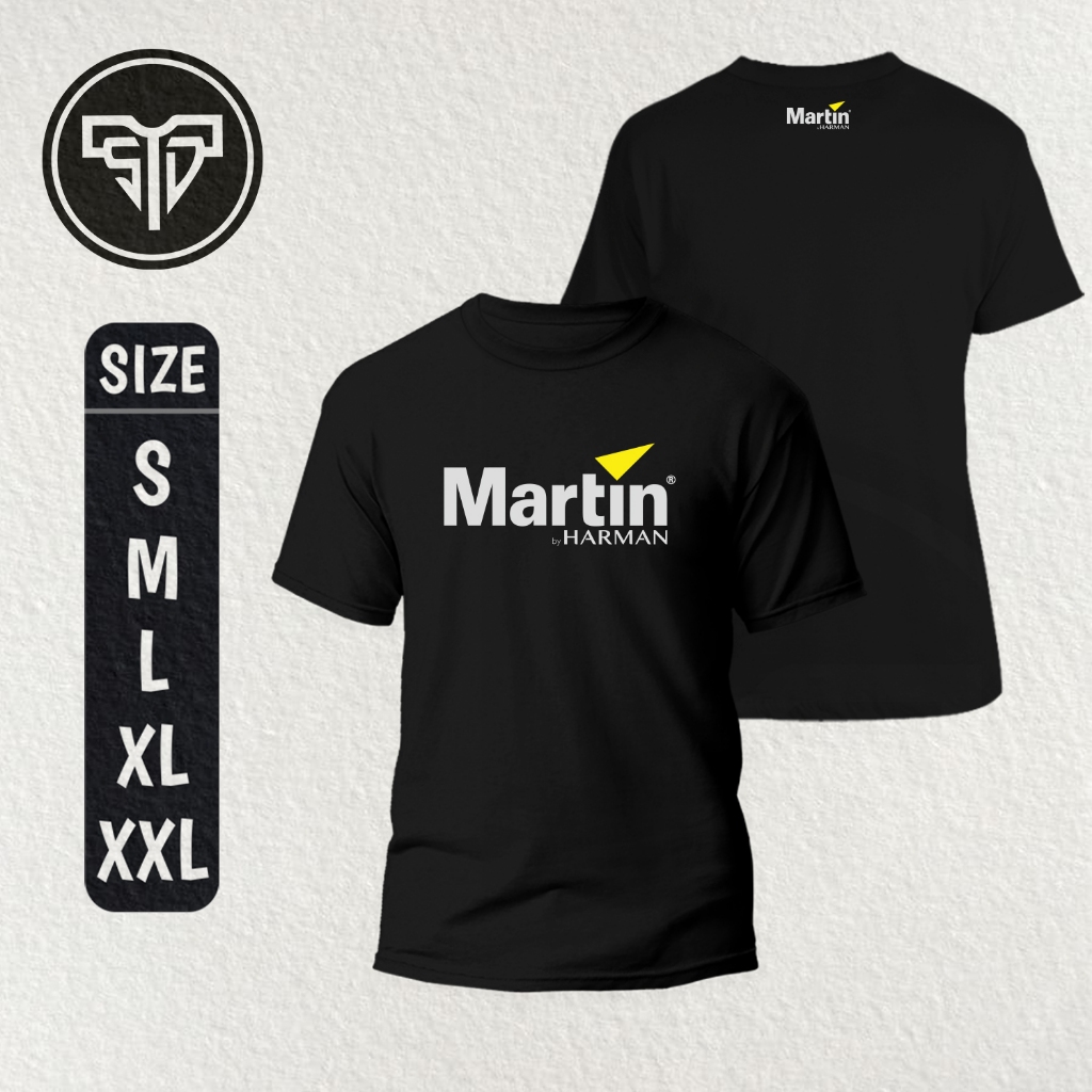 Kaos Martin Lighting | Kaos Lighting Crew | Baju Lighting Panggung | Depan Belakang