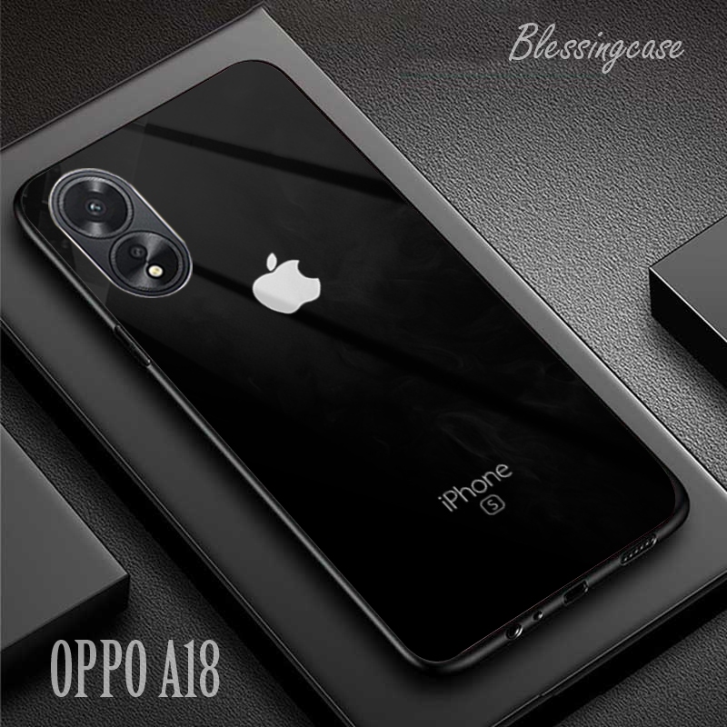 [BSC-24] Softcase Glass kaca OPPO A18 2023 - [Kamera Protect] OPPO A18 2023  - pelindung hp OPPO A18