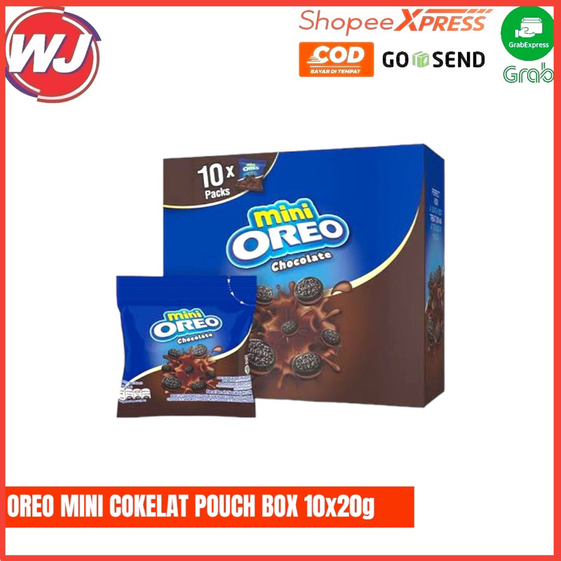 

OREO MINI POUCH COKELAT BOX 10x20g