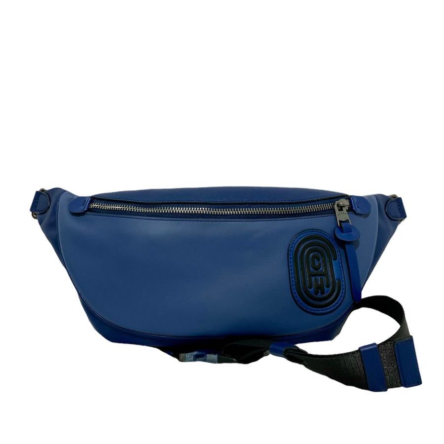 Tas COACH RIVINGTON Belt Bag Colorblock In Coach Patch Blue