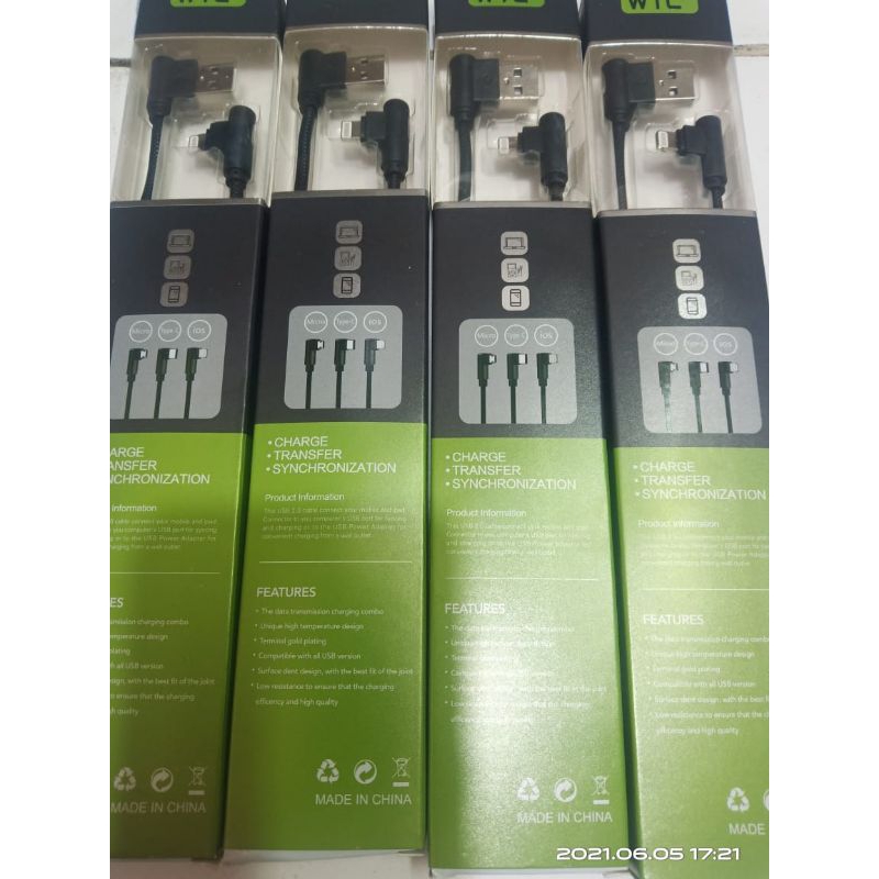 TGX - KABEL DATA USB LIGHTNING WTC