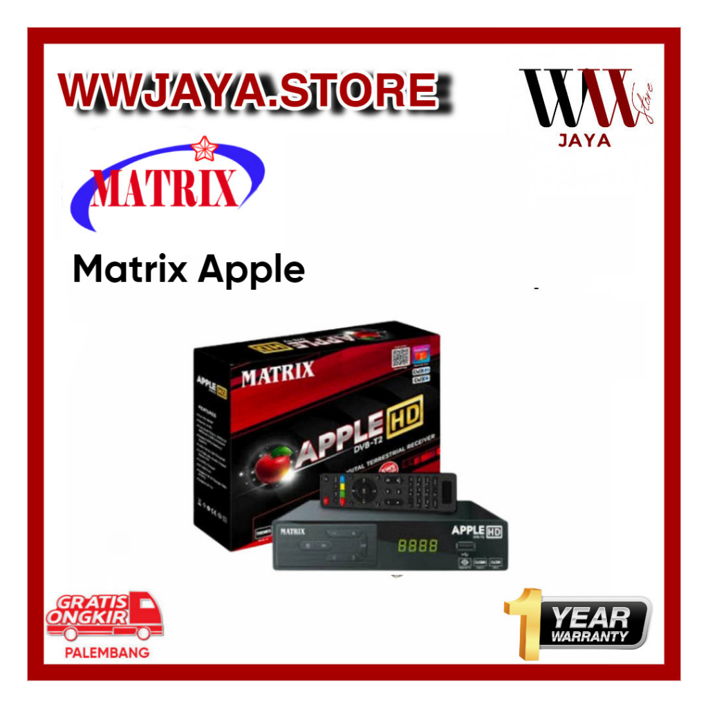 Set Top Box TV Digital Matrix Apple HD