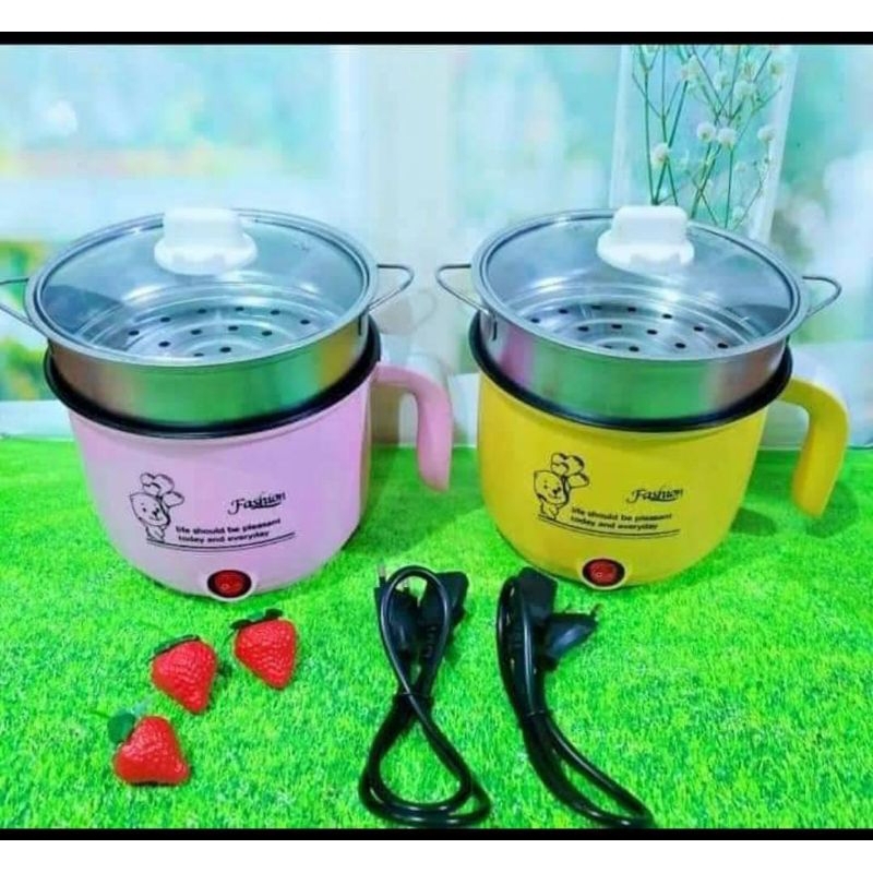 Panci Listrik Mug Portable Pink dan Kuning