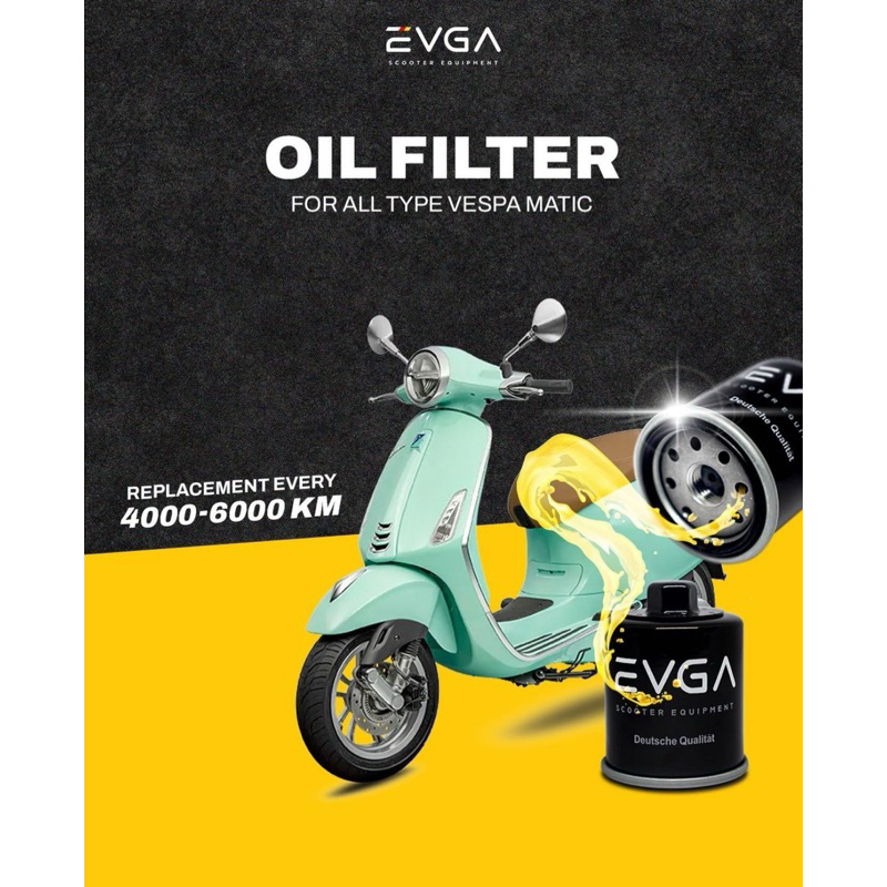 FILTER OLI VESPA MATIC EVGA SCOOTER ORIGINAL