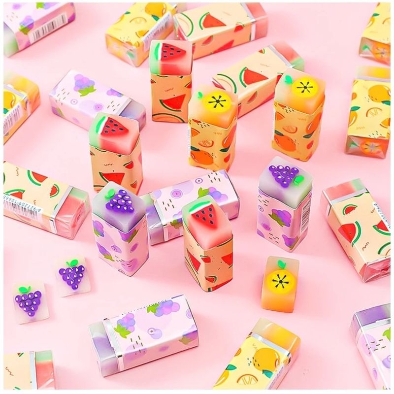

Penghapus Eraser Karakter Gambar Buah (1pcs)