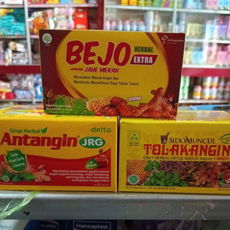 

Tolak Angin / Antangin / Bejo Herbal