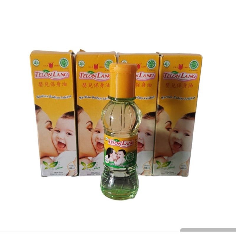 MINYAK TELON LANG 60 ML CAPLANG AROMA NATURAL || MINYAK URUT BAYI