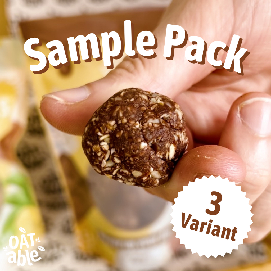 

Sample Pack Power Bites - Healthy Snack Oat Protein Makanan Sehat