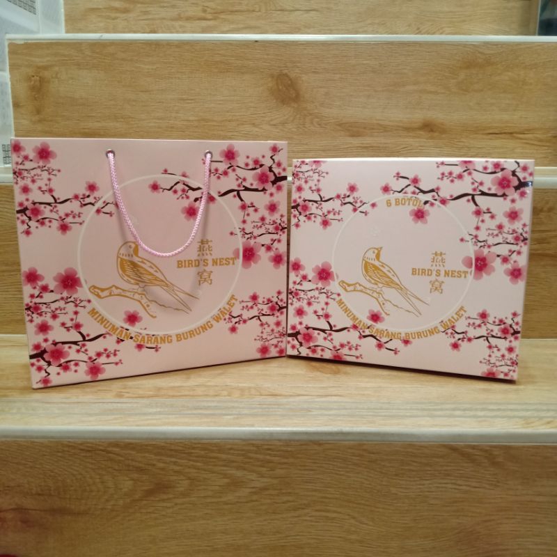 

Kotak Hadiah / Kotak Walet Minuman Pink isi 6 pcs