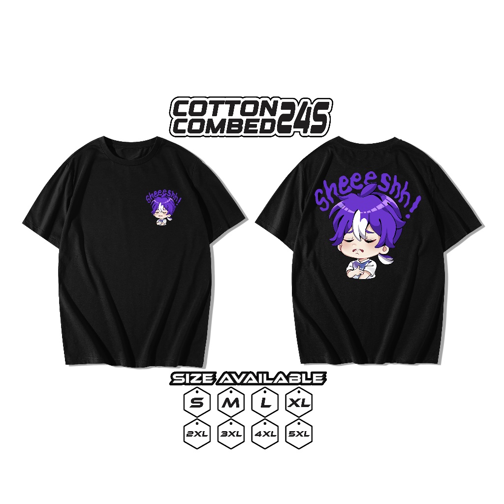 Kaos Emote Sheeeshh Mobile Legends Cotton Combed 24s Big Size Jumbo