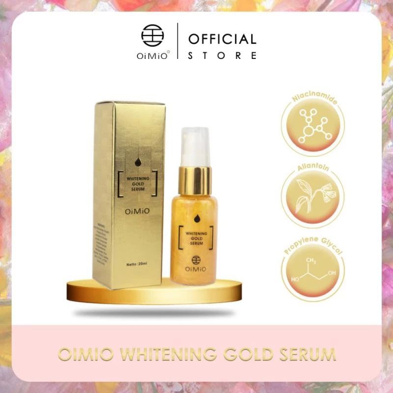BELI 1 GRATIS 1.. (2PCS SERUM) OIMIO SERUM GOLD PENGHILANG FLEK HITAM