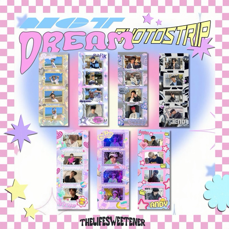 NCT Dream photo strip fan made aesthetic merch
