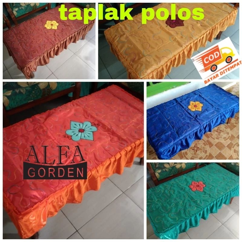 TAPLAK MEJA RUANG TAMU/TAPLAK MEJA RUMBAI/TAPLAK MEJA KOTAK/TAPLAK MEJA MOTIF/TAPLAK MEJA BUNGA/TAPL