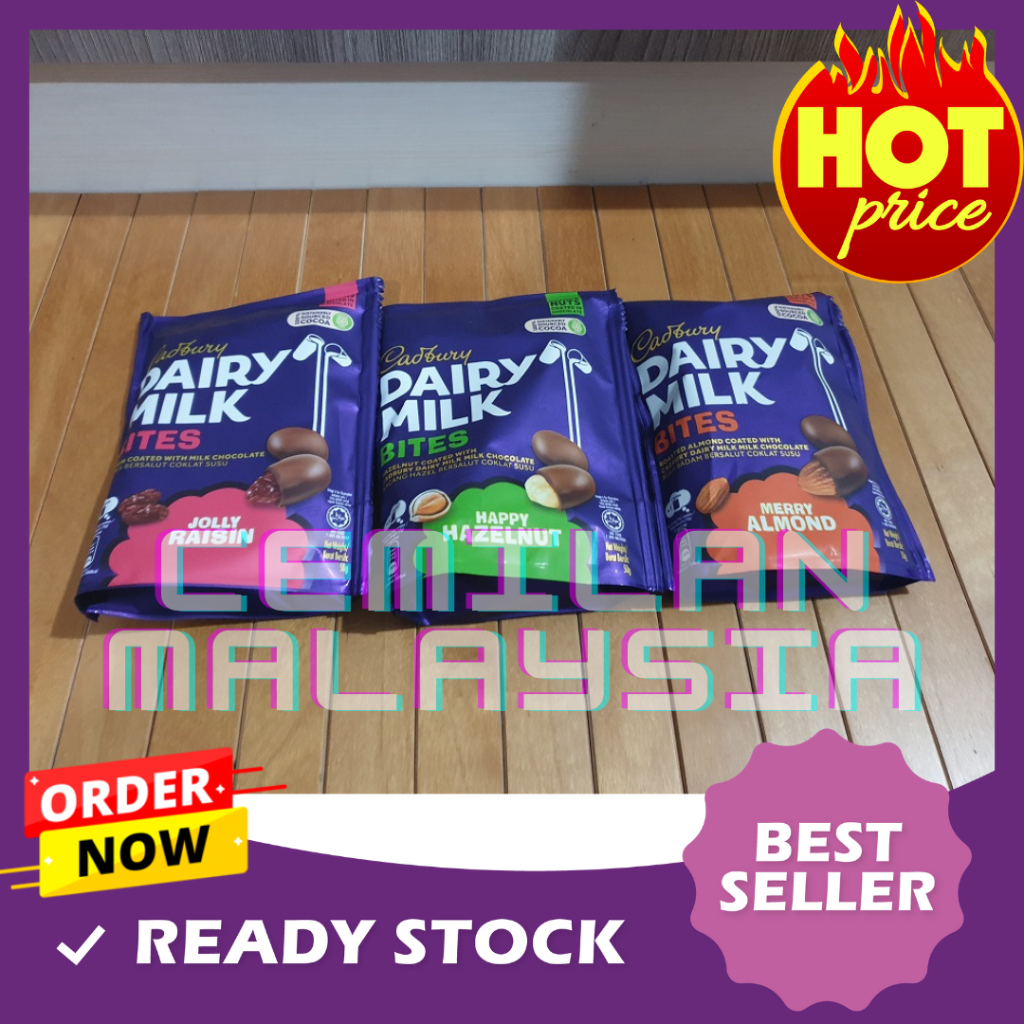 

CADBURY DAIRY MILK BITES MURAH 100% ORIGINAL MALAYSIA