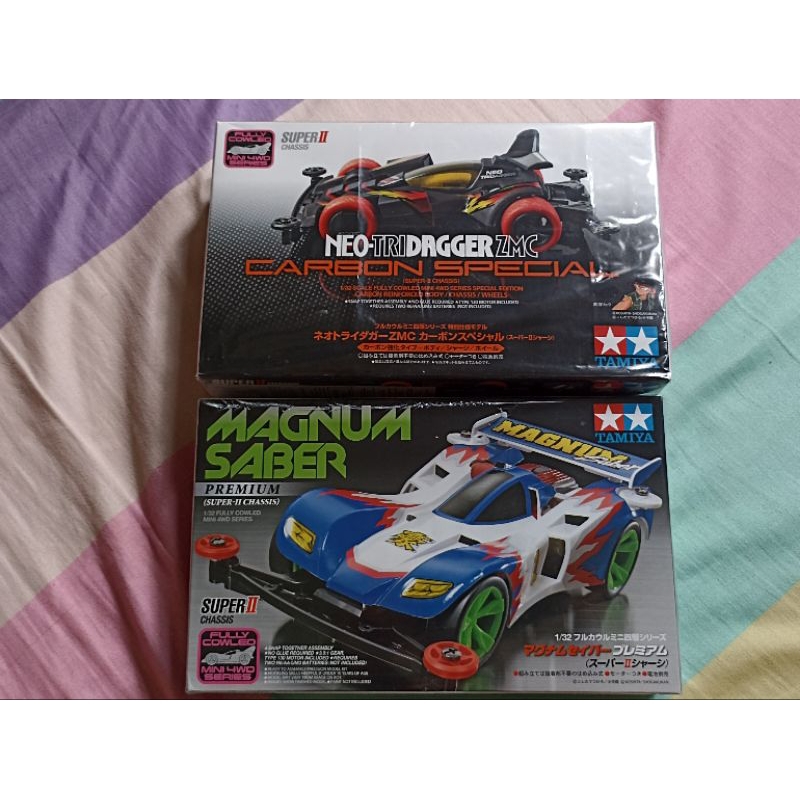 Kit Tamiya Magnum Saber Premium & Neo Tridagger ZMC Carbon Special Original