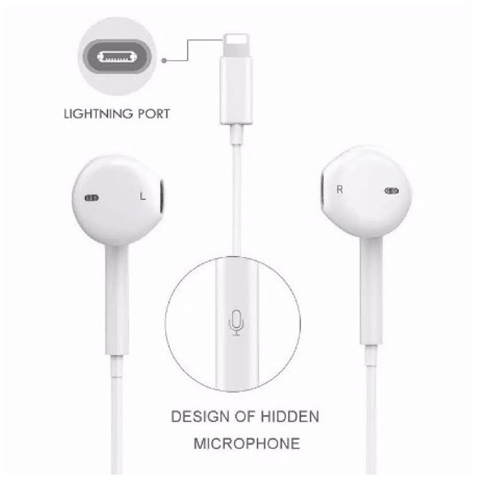 Headset Iphone For i7/8/X/XS/XR Colokan Lighting