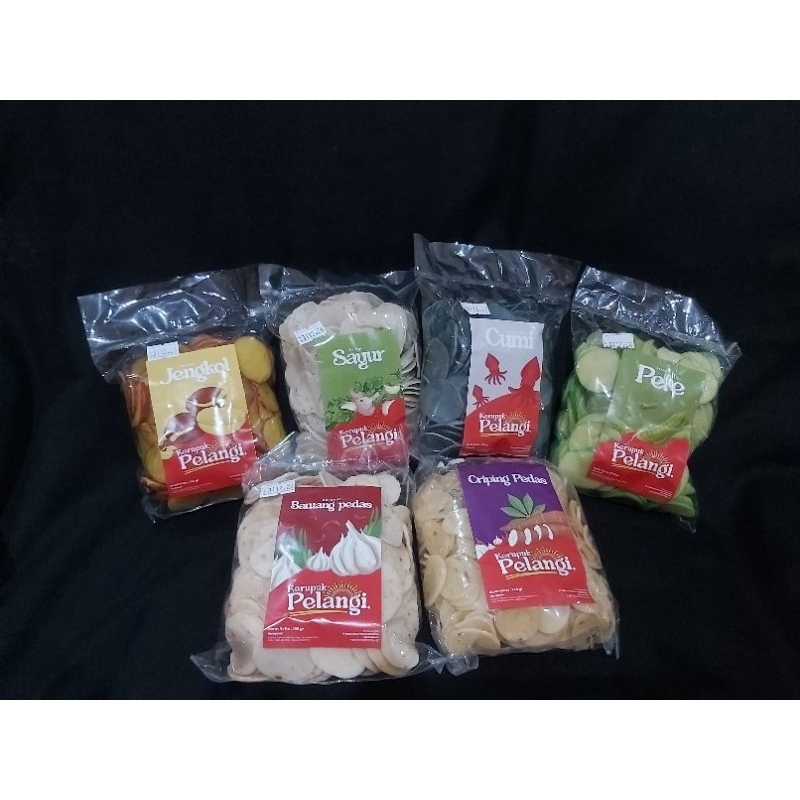 

Krupuk mentah Pelangi 250 gr|RANDOM