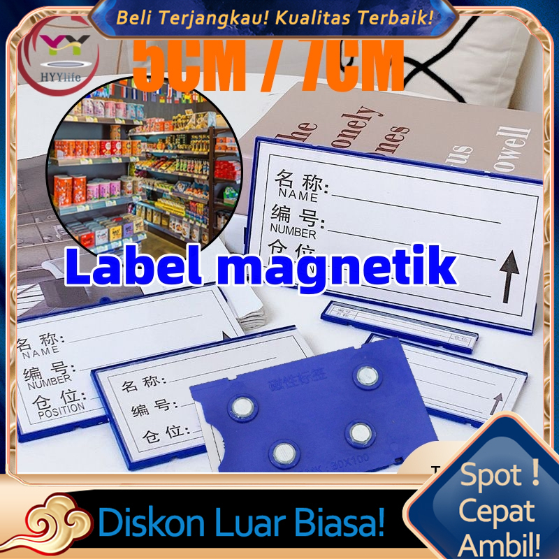 

Magnetik Price Rail Shelf/Mika Harga/Tempat Harga Rak Minimarket/Klip Label Harga
