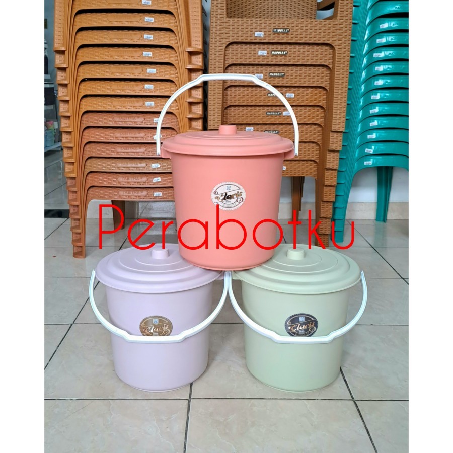 Ember + Tutup Claris Pax 16 Liter / Ember Plastik Warna